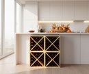 Modular Wine Cube Bin Storage for Various Size Bottles Stackable Design by Wine Racks