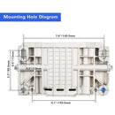 BILT HARD 301cc 10HP Gas Powered Engine, Horizontal 4 Stroke OHV Gas Motor, Shaft 1" Diameter, 3.48" Length, 1/4" Keyway, Replacement for Compressor, Log Splitter