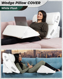 Cover Set Only for LX5, White Plush, Pillows and Foam not Included