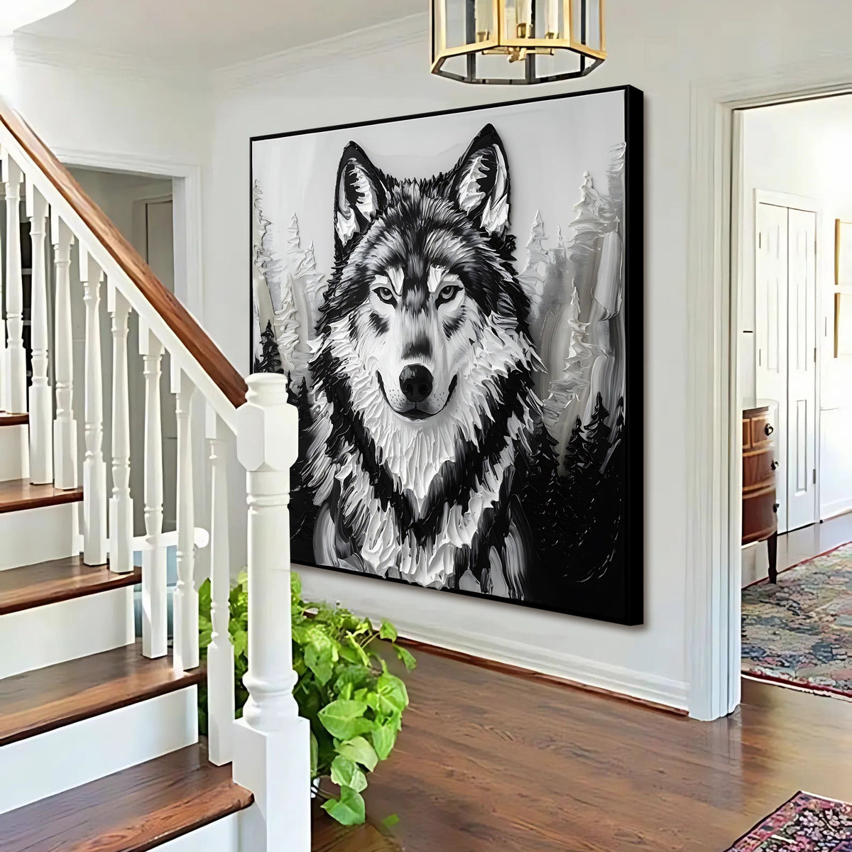 3D Wolf Wall Art IV, photo 3 of 10