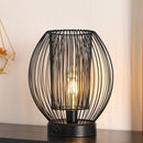 9.5''High Cage Battery Powered Table Lamp( Round ) by JHY DESIGN