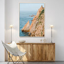 Cliff Divers Wall Art Canvas Print – Oceanfront Cliffs Waves