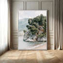 Beach Trees Wall Art Canvas Print – Framed Earthy Beachside