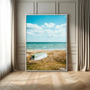 Coastal Serenity Wall Art Canvas Print – Framed Ocean View by MyGreatCanvas | Canvas Wall Art Prints | Photo Prints & Wall Decor
