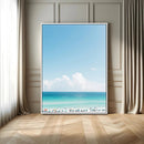 Turquoise Ocean Wall Art Canvas Print – Framed Coastal by MyGreatCanvas | Canvas Wall Art Prints | Photo Prints & Wall Decor