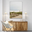 Desert Landscape Wall Art Canvas Print – Cacti and Shrubs