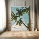 Tropical Palm Trees Wall Art Canvas Print – Coastal Nature