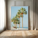 Tropical Ocean Canvas Print – Framed Beach Coastal Nautical