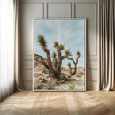 Joshua Tree Desert Canvas Print Southwestern Boho Landscape