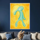 Squidward Tentacles Wall Art Canvas Print – Bold and Brash by MyGreatCanvas | Canvas Wall Art Prints | Photo Prints & Wall Decor