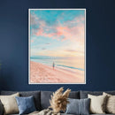 Pastel Beach Wall Art Canvas Print – Soft Coastal by MyGreatCanvas | Canvas Wall Art Prints | Photo Prints & Wall Decor