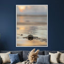Sea Turtle Hatchling Wall Art Canvas Print – Soft Coastal by MyGreatCanvas | Canvas Wall Art Prints | Photo Prints & Wall Decor