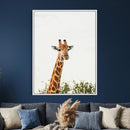 Giraffe Wall Art Canvas Print – Minimal Wildlife Photography by MyGreatCanvas | Canvas Wall Art Prints | Photo Prints & Wall Decor