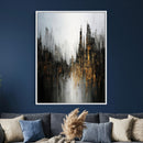 Abstract Urban Wall Art Canvas Print, Gold Black Modern by MyGreatCanvas | Canvas Wall Art Prints | Photo Prints & Wall Decor