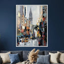 Chrysler Building New York Wall Art Canvas Print, Abstract by MyGreatCanvas | Canvas Wall Art Prints | Photo Prints & Wall Decor