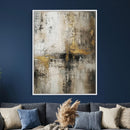 Framed Abstract Wall Art Canvas Print, Gold Black Modern by MyGreatCanvas | Canvas Wall Art Prints | Photo Prints & Wall Decor