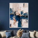 Abstract Navy Blue Wall Art Canvas Print by MyGreatCanvas | Canvas Wall Art Prints | Photo Prints & Wall Decor