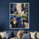 Abstract Dark Blue Wall Art Canvas Print by MyGreatCanvas | Canvas Wall Art Prints | Photo Prints & Wall Decor