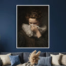 Baroque Portrait Canvas Wall Art, Flemish Woman with Lace by MyGreatCanvas | Canvas Wall Art Prints | Photo Prints & Wall Decor