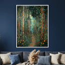 Gustav Klimt Style Forest Canvas Wall Art, Golden Forest by MyGreatCanvas | Canvas Wall Art Prints | Photo Prints & Wall Decor