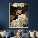 Glamour Woman Portrait Canvas Wall Art, Elegant Patel Women Portrait Print by MyGreatCanvas | Canvas Wall Art Prints | Photo Prints & Wall Decor