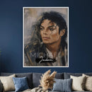 Micheal Jackson Portre Wall Art Canvas Print by MyGreatCanvas | Canvas Wall Art Prints | Photo Prints & Wall Decor