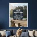 Framed Custom Canvas Wall Art – Personalized Photo Print,