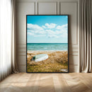 Coastal Serenity Wall Art Canvas Print – Framed Ocean View by MyGreatCanvas | Canvas Wall Art Prints | Photo Prints & Wall Decor