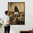 Cowgirl on Horse Wall Art Canvas Print – Western Equestrian by MyGreatCanvas | Canvas Wall Art Prints | Photo Prints & Wall Decor