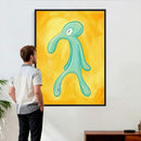 Squidward Tentacles Wall Art Canvas Print – Bold and Brash by MyGreatCanvas | Canvas Wall Art Prints | Photo Prints & Wall Decor