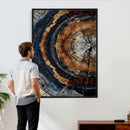 Abstract Wood Grain Canvas Print, Tree Ring Pattern Wall by MyGreatCanvas | Canvas Wall Art Prints | Photo Prints & Wall Decor