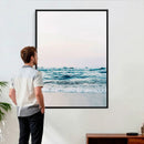 Ocean Wave Wall Art Canvas Print, Minimal Seascape by MyGreatCanvas | Canvas Wall Art Prints | Photo Prints & Wall Decor
