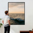 Ocean Wave Wall Art Canvas Print, Calm Coastal Nature by MyGreatCanvas | Canvas Wall Art Prints | Photo Prints & Wall Decor