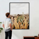 Minimal Desert Cactus Wall Art Canvas Print, Neutral by MyGreatCanvas | Canvas Wall Art Prints | Photo Prints & Wall Decor