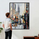 Chrysler Building New York Wall Art Canvas Print, Abstract by MyGreatCanvas | Canvas Wall Art Prints | Photo Prints & Wall Decor