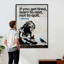 Banksy Girl and Blue Bird Canvas Art Print: Banksy if you by MyGreatCanvas | Canvas Wall Art Prints | Photo Prints & Wall Decor