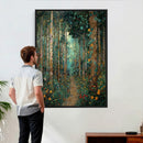 Gustav Klimt Style Forest Canvas Wall Art, Golden Forest by MyGreatCanvas | Canvas Wall Art Prints | Photo Prints & Wall Decor