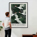 Yayoi Kusama Crane Bird Wall Art Canvas Print, Japanese by MyGreatCanvas | Canvas Wall Art Prints | Photo Prints & Wall Decor