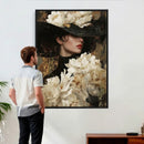 Glamour Woman Portrait Canvas Wall Art, Elegant Patel Women Portrait Print by MyGreatCanvas | Canvas Wall Art Prints | Photo Prints & Wall Decor
