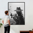 Vintage Cowboy Wall Art Canvas Print - Western Gunslinger Revolver Artwork, by MyGreatCanvas | Canvas Wall Art Prints | Photo Prints & Wall Decor