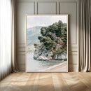 Beach Trees Wall Art Canvas Print – Framed Earthy Beachside