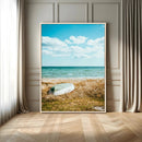 Coastal Serenity Wall Art Canvas Print – Framed Ocean View by MyGreatCanvas | Canvas Wall Art Prints | Photo Prints & Wall Decor