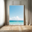 Turquoise Ocean Wall Art Canvas Print – Framed Coastal by MyGreatCanvas | Canvas Wall Art Prints | Photo Prints & Wall Decor