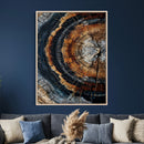 Abstract Wood Grain Canvas Print, Tree Ring Pattern Wall by MyGreatCanvas | Canvas Wall Art Prints | Photo Prints & Wall Decor