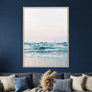 Ocean Wave Wall Art Canvas Print, Minimal Seascape by MyGreatCanvas | Canvas Wall Art Prints | Photo Prints & Wall Decor