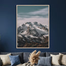 Alpine Mountain Landscape Wall Art Canvas Print, Snowy Peak by MyGreatCanvas | Canvas Wall Art Prints | Photo Prints & Wall Decor
