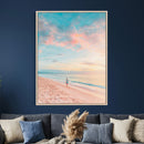 Pastel Beach Wall Art Canvas Print – Soft Coastal by MyGreatCanvas | Canvas Wall Art Prints | Photo Prints & Wall Decor