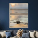 Sea Turtle Hatchling Wall Art Canvas Print – Soft Coastal by MyGreatCanvas | Canvas Wall Art Prints | Photo Prints & Wall Decor