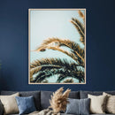 Palm Leaves Wall Art Canvas Print, Minimal Tropical Palm by MyGreatCanvas | Canvas Wall Art Prints | Photo Prints & Wall Decor