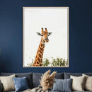 Giraffe Wall Art Canvas Print – Minimal Wildlife Photography by MyGreatCanvas | Canvas Wall Art Prints | Photo Prints & Wall Decor